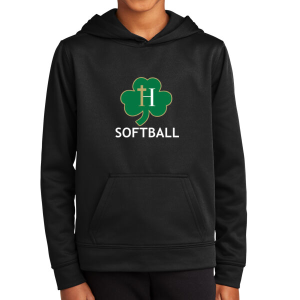 Youth Performance Fleece Pullover Hooded Sweatshirt Thumbnail